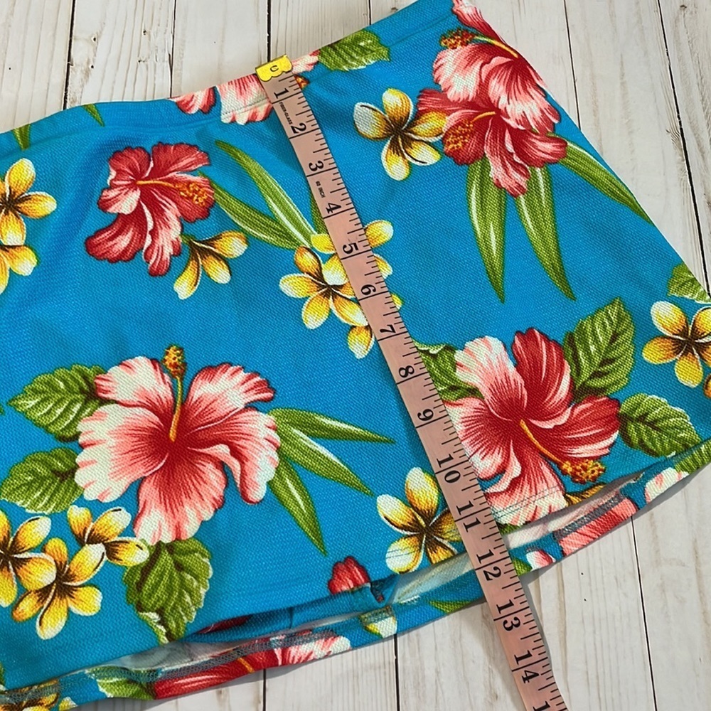 Vintage Liz Claiborne Hibiscus swim suit EUC - Picture 9 of 11